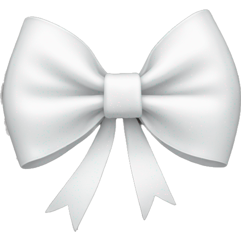 White bow emoji