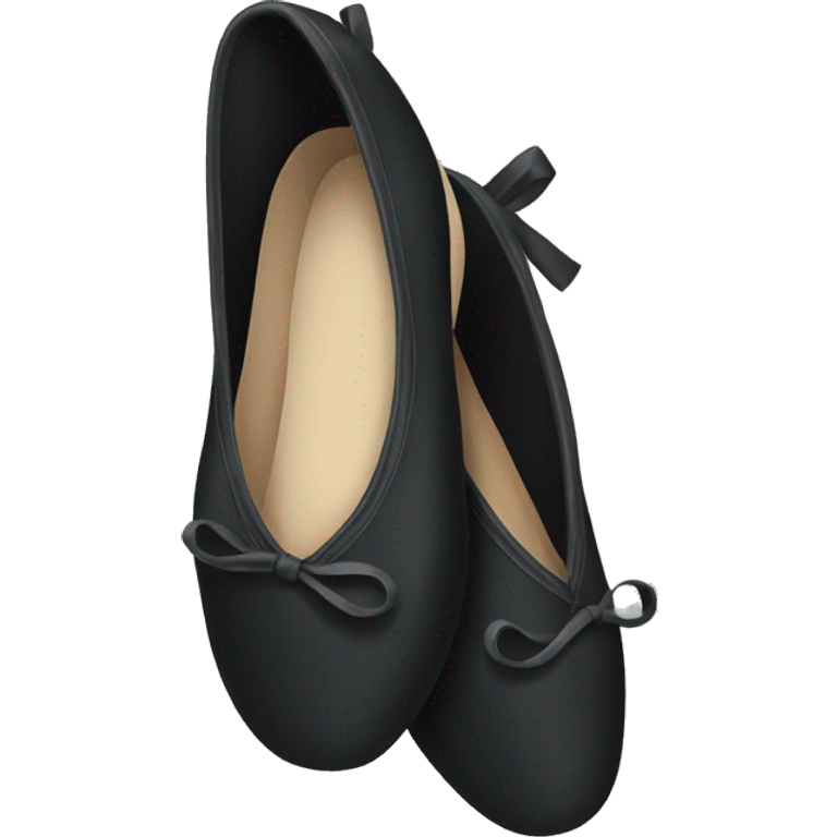 Black ballet shoes emoji