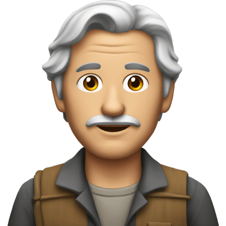 peasant with marxist scikle in his han emoji