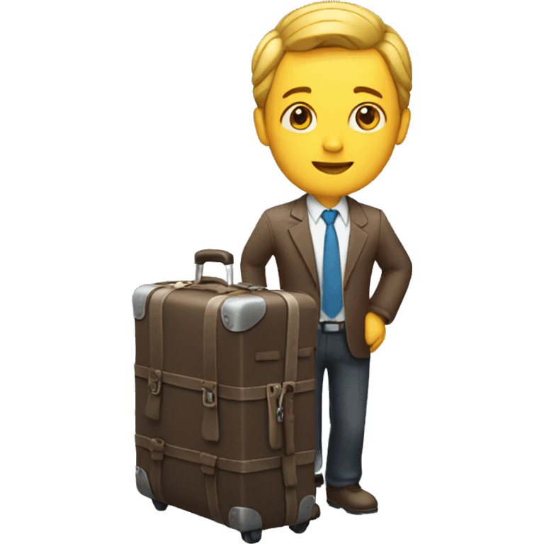 suitcase professional emoji