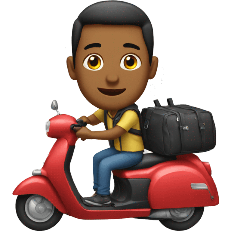 juan from equador on scooter emoji