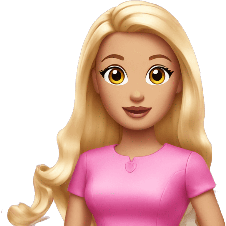 pink barbie shop emoji