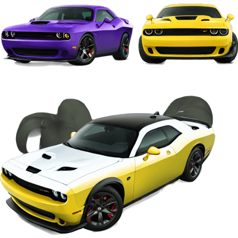 Dodge challenger hellcat emoji