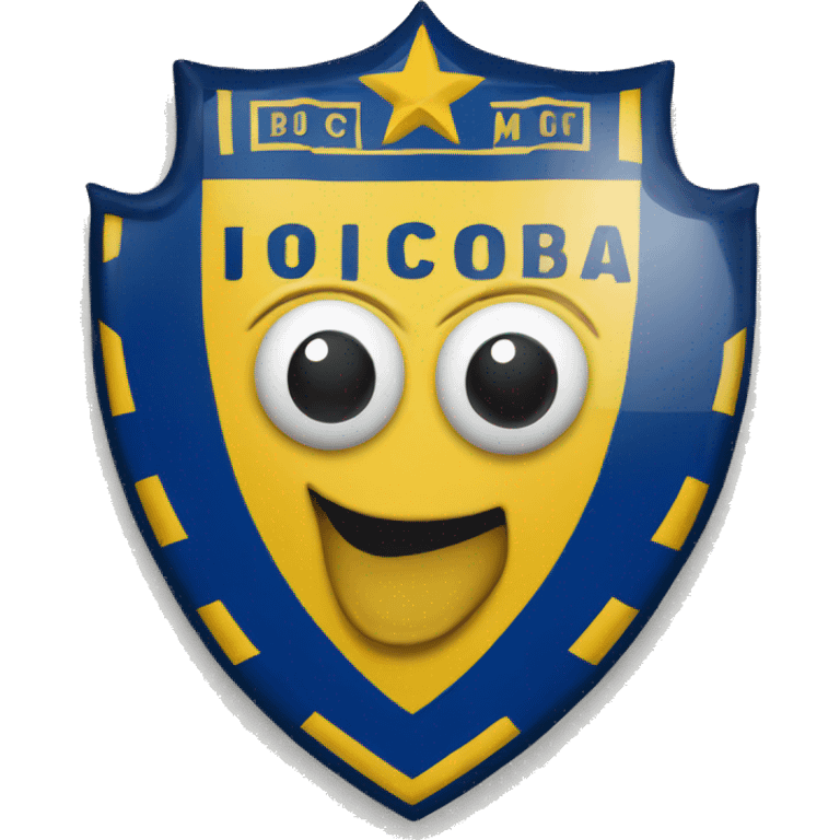 escudo boca juniors emoji