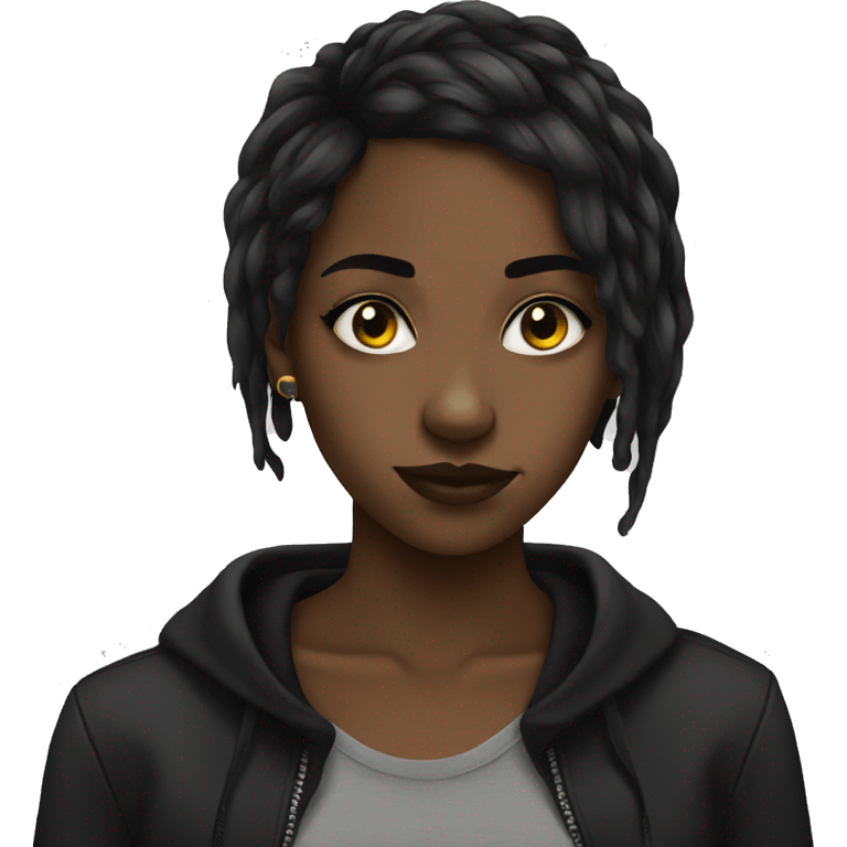 Black girl emo emoji