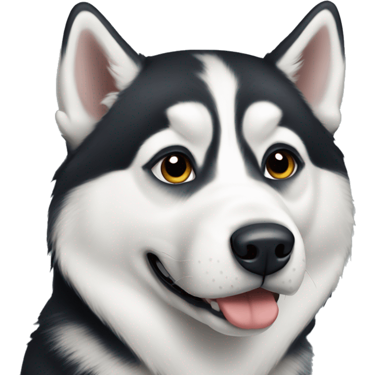 Siberian husky emoji