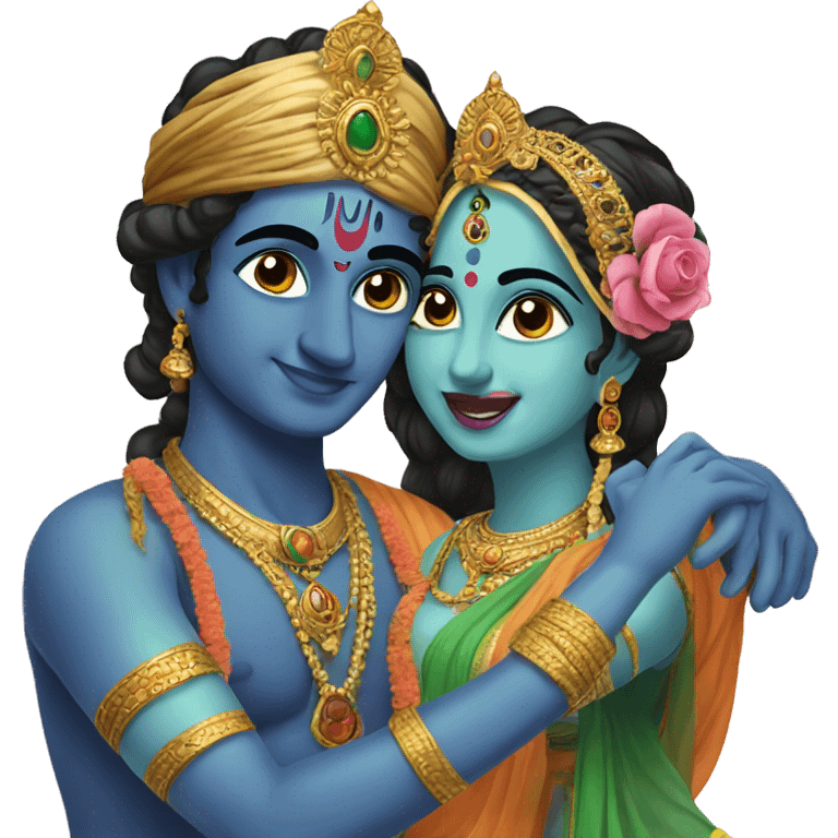 Radha Krishna  emoji