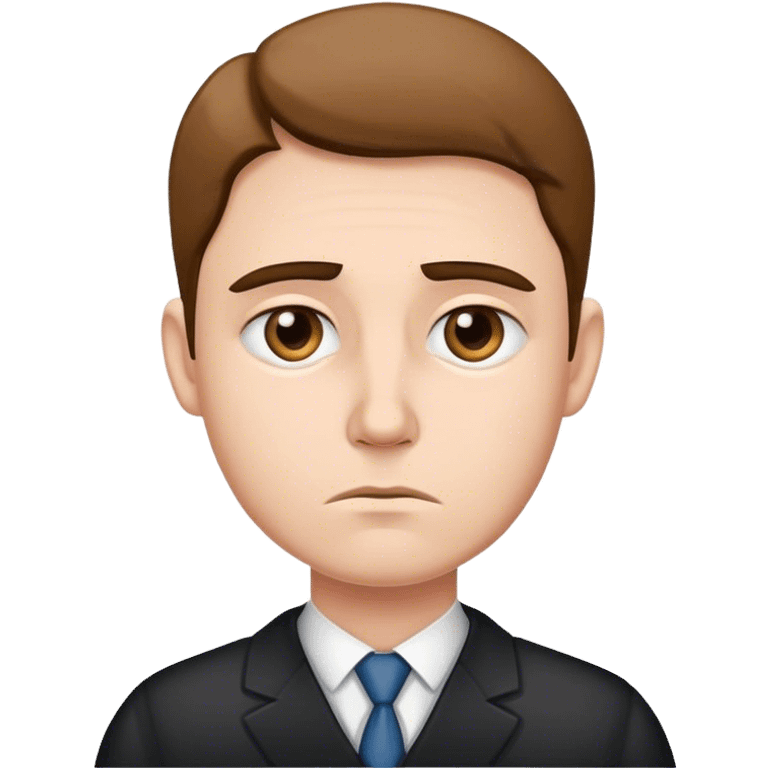 Sad lawyer emoji