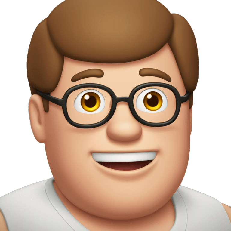 peter griffin with a coca-cola emoji