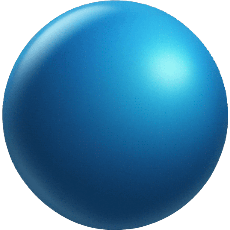 blue sphere emoji