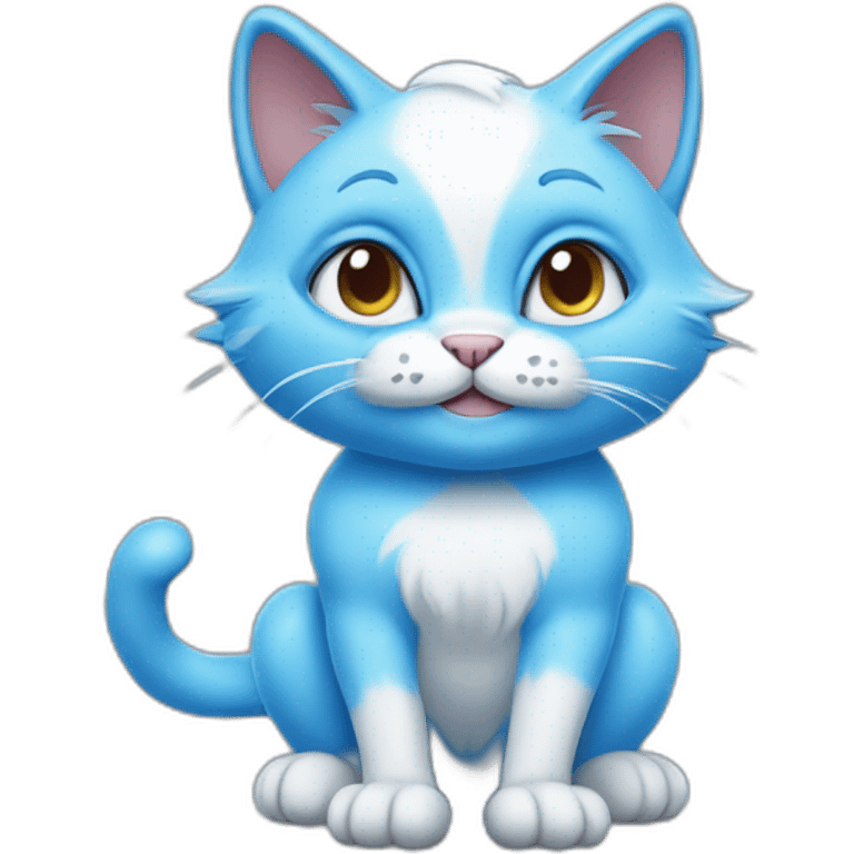 Smurf cat emoji