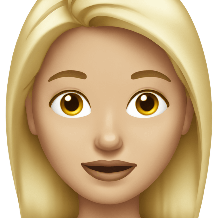 Blonde Supermodel in hospital emoji