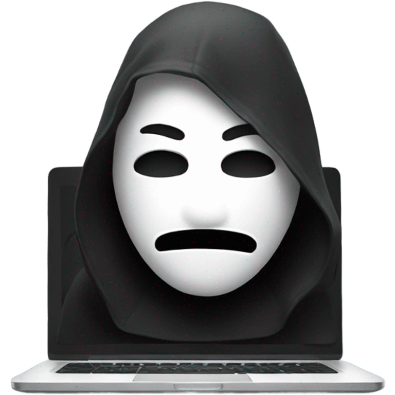 anonymous with laptop emoji