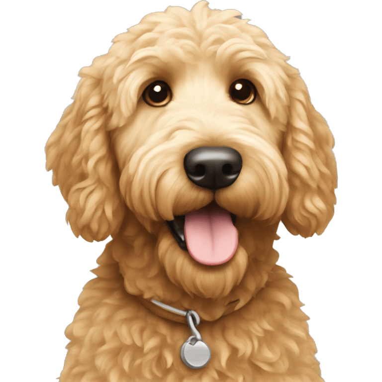 Golden doodle emoji