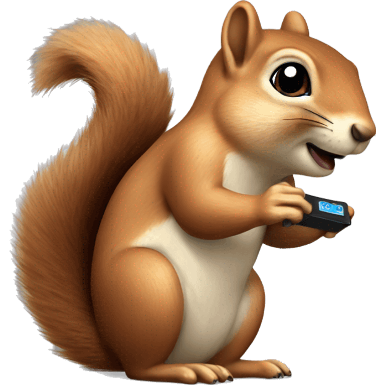 squirrel with usb port inside emoji