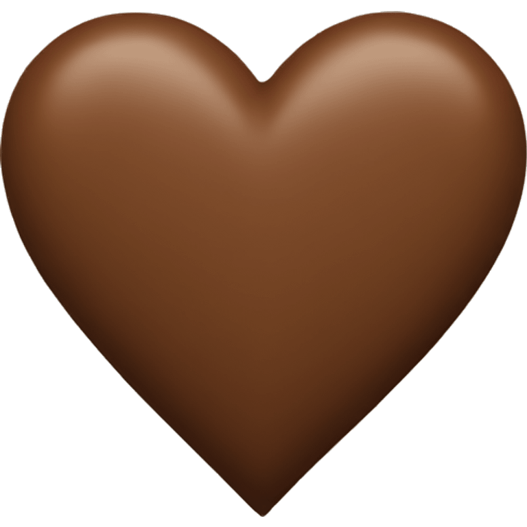 Brown heart  emoji