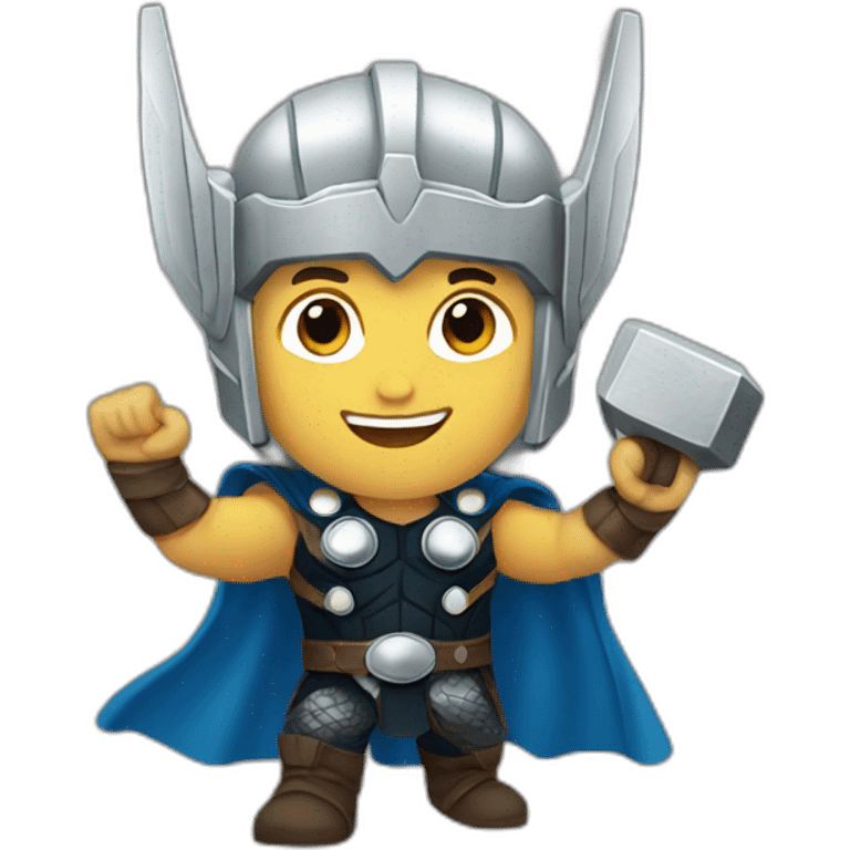 Thor waving emoji