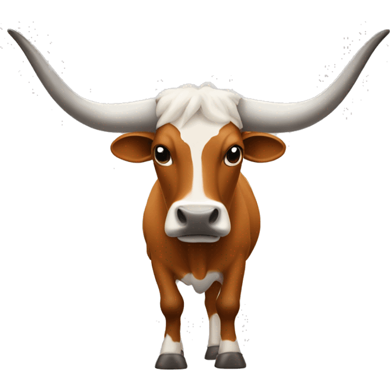 Longhorn with horns up emoji