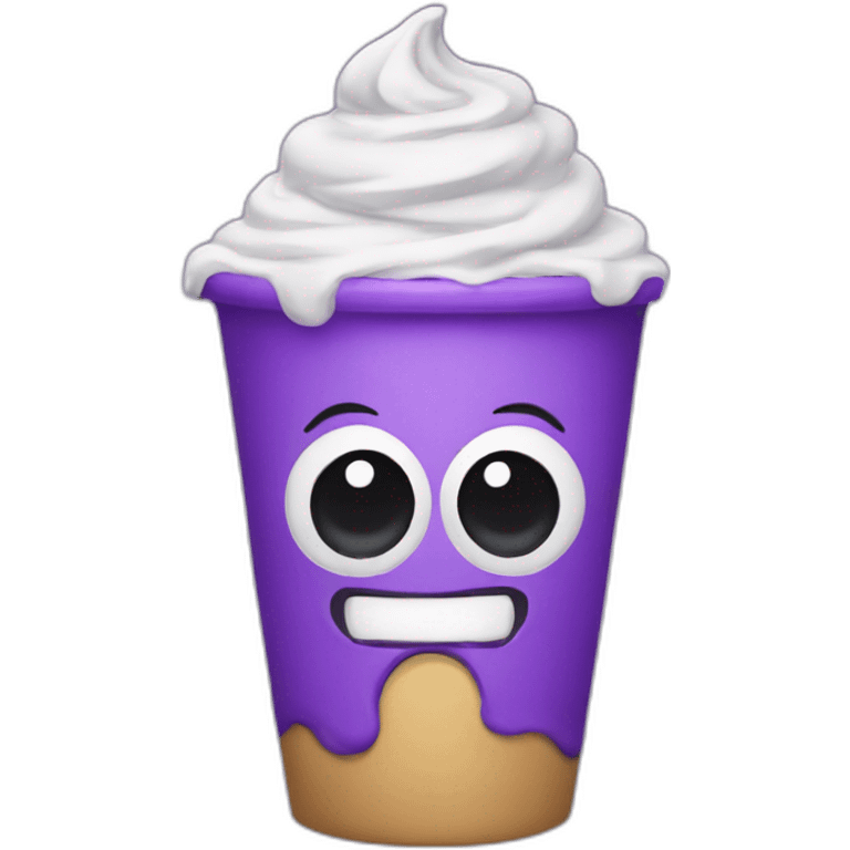 purple thickshake emoji