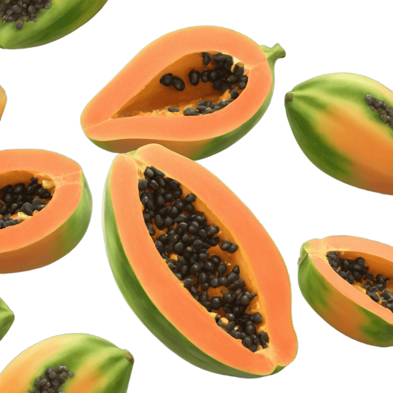 Papaya fruit  emoji