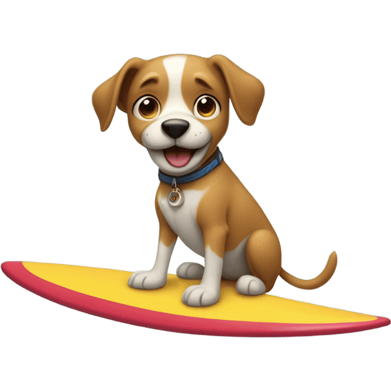 dog on a surfboard emoji