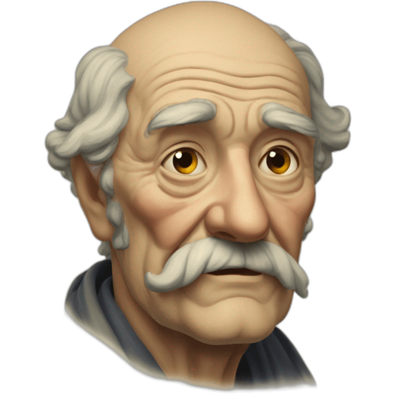 Old Man 1935 en couleur emoji