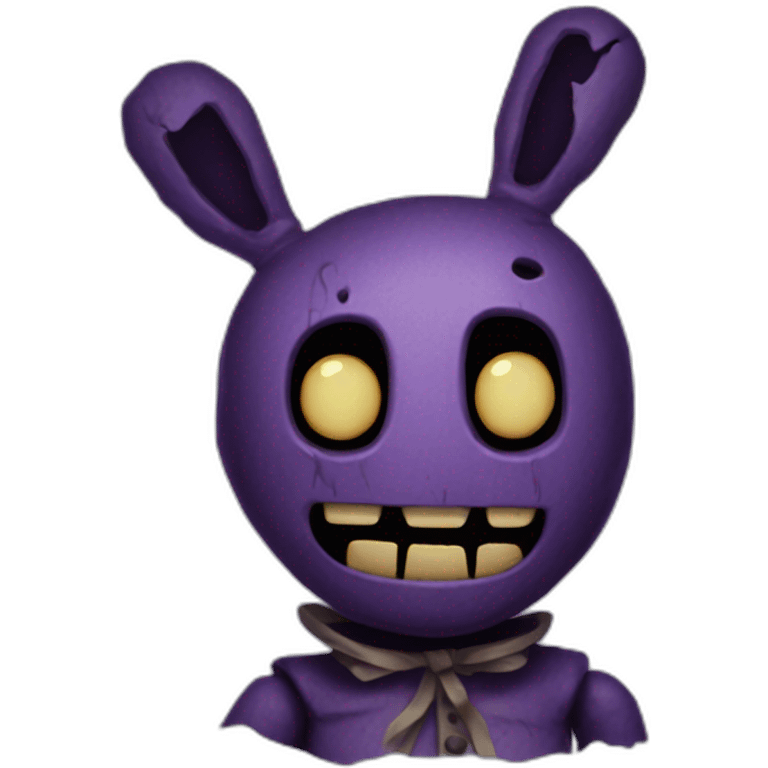 Withered bonnie no face emoji