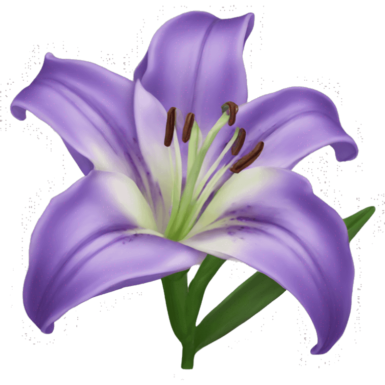 purple lily emoji