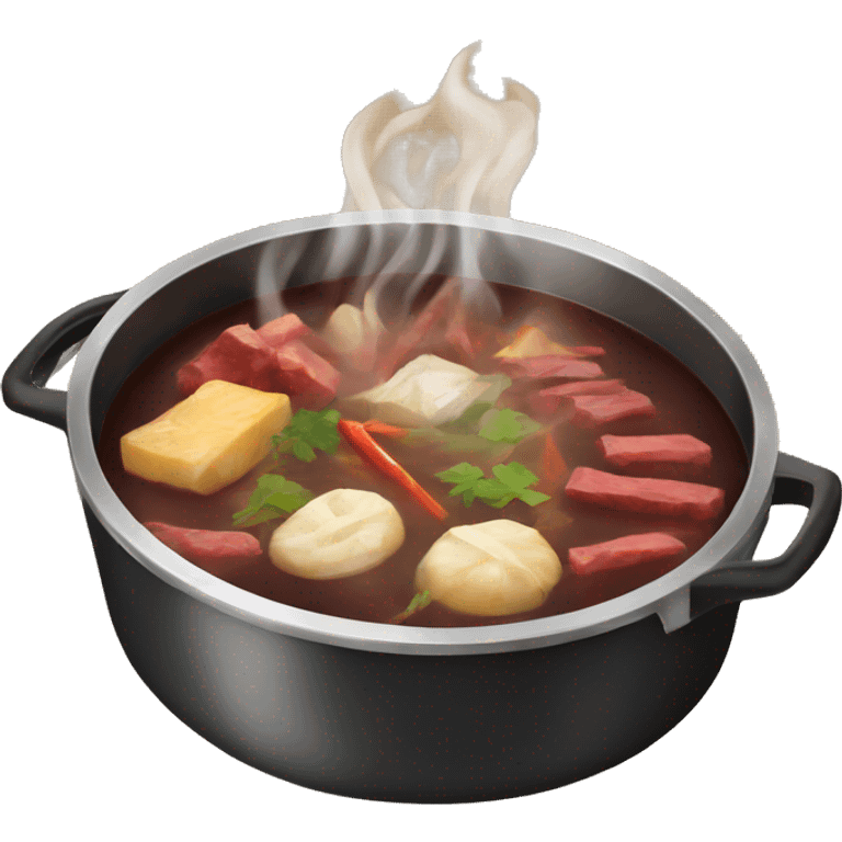 Hot pot emoji