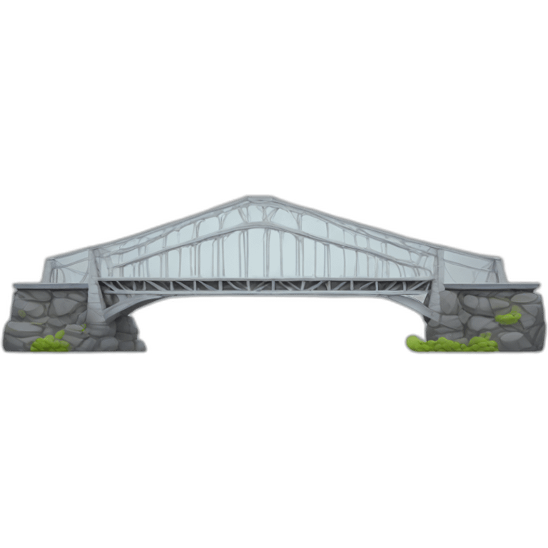 Silver bridge emoji