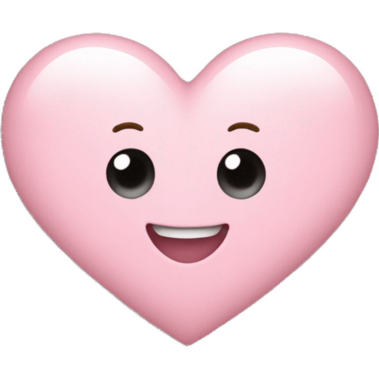 Light pink heart  emoji