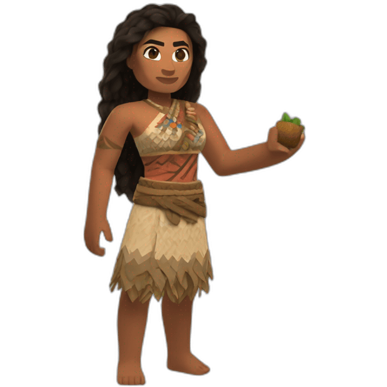 moana in minecraft emoji