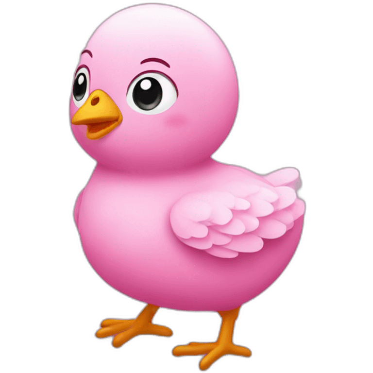 pink chick emoji