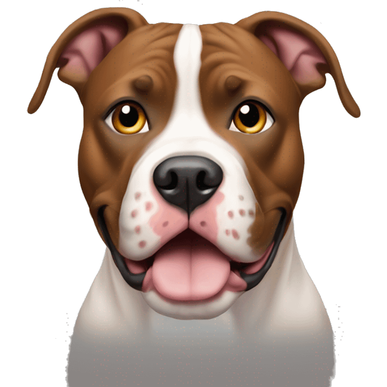 Tri color pitbull emoji