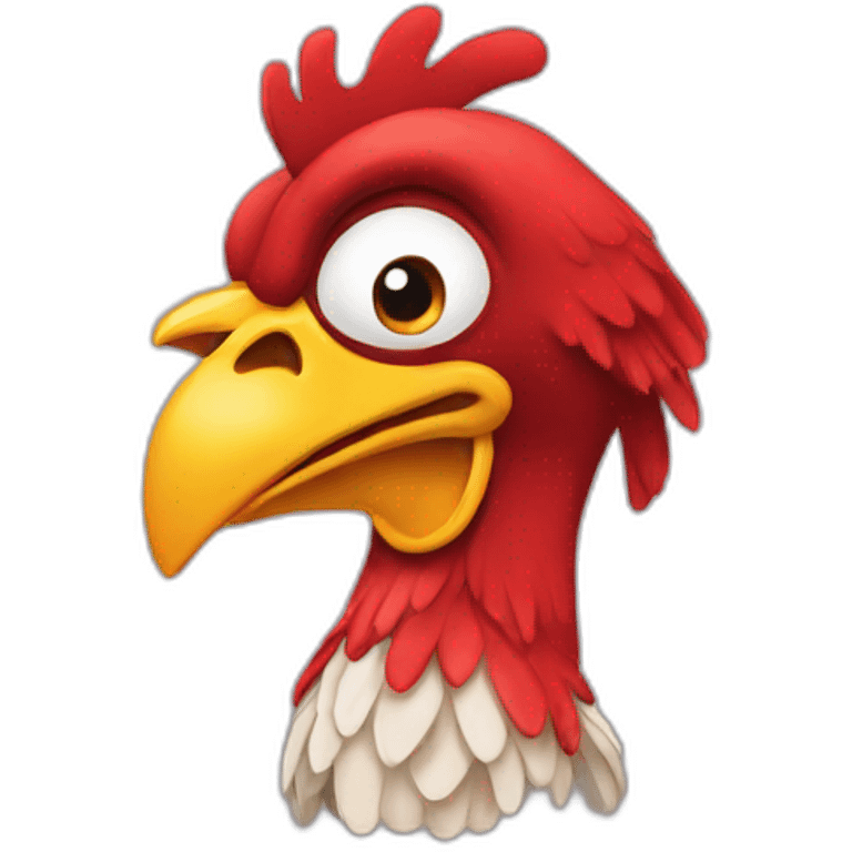 Cock emoji