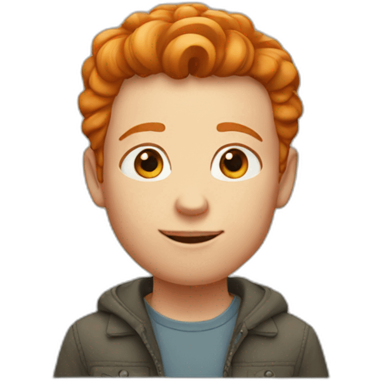 Ginger-kid emoji