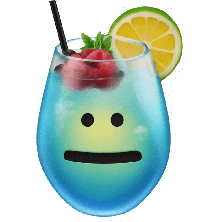 blue lagoon cocktail emoji