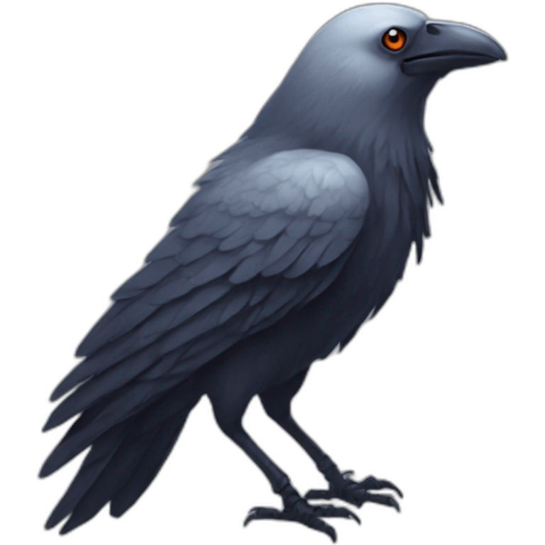 ghost crow  emoji