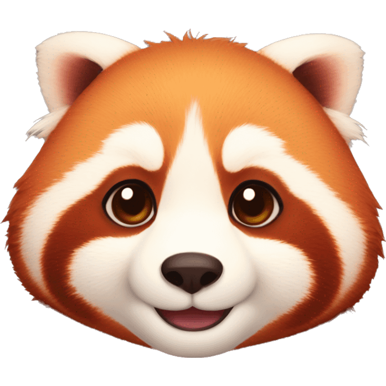 red panda chubby cheeks squish emoji emoji