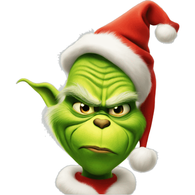 The grinch coquette emoji