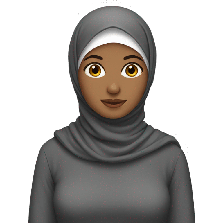 Muslim woman with hijab emoji