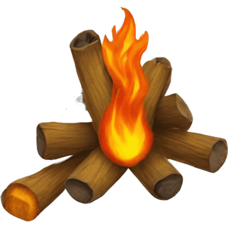 Emoji camp fire emoji