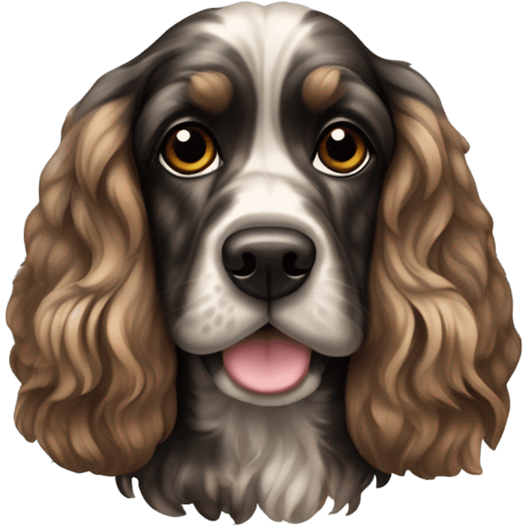 Brindle Cocker Spaniel emoji