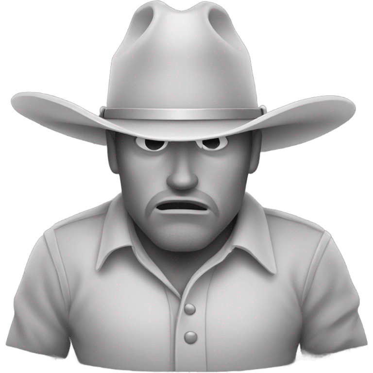 Hungover cowboy emoji