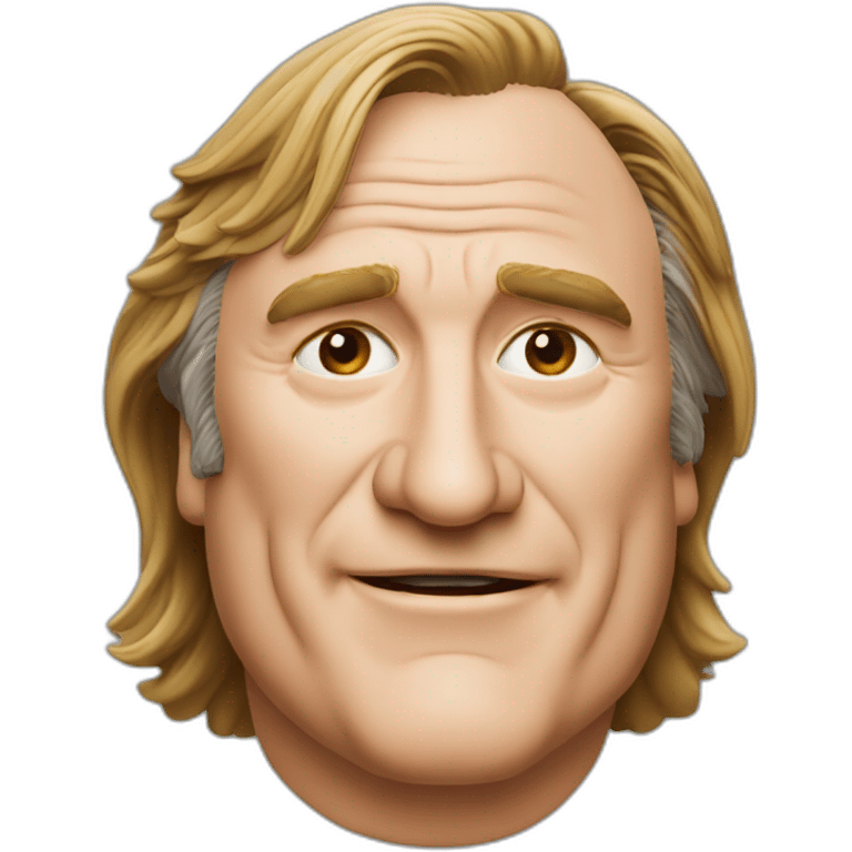 Gérard Depardieu vin rouge  emoji