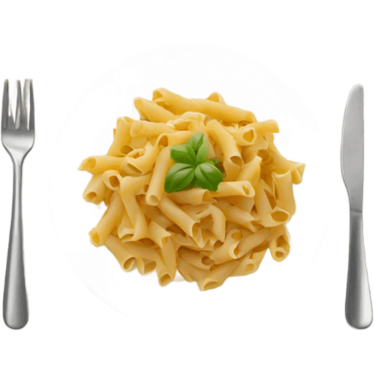 Pasta dish on plate  emoji