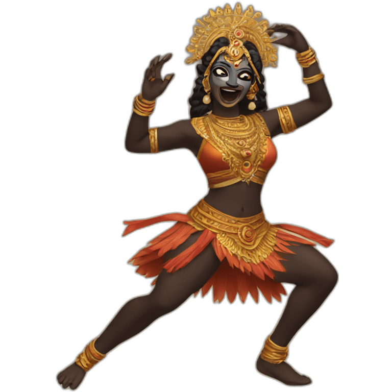 Kali dancing emoji