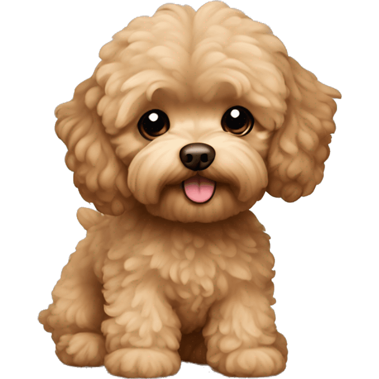 brown maltipoo emoji