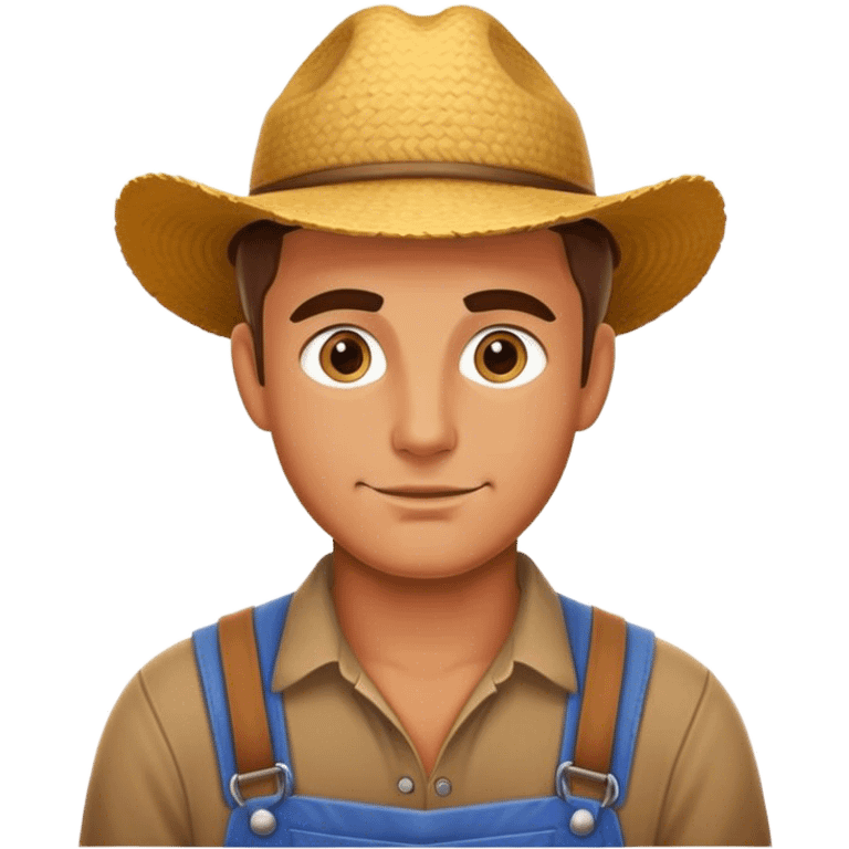 HANDSOME farmer emoji