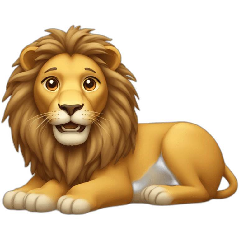 Mum lion emoji